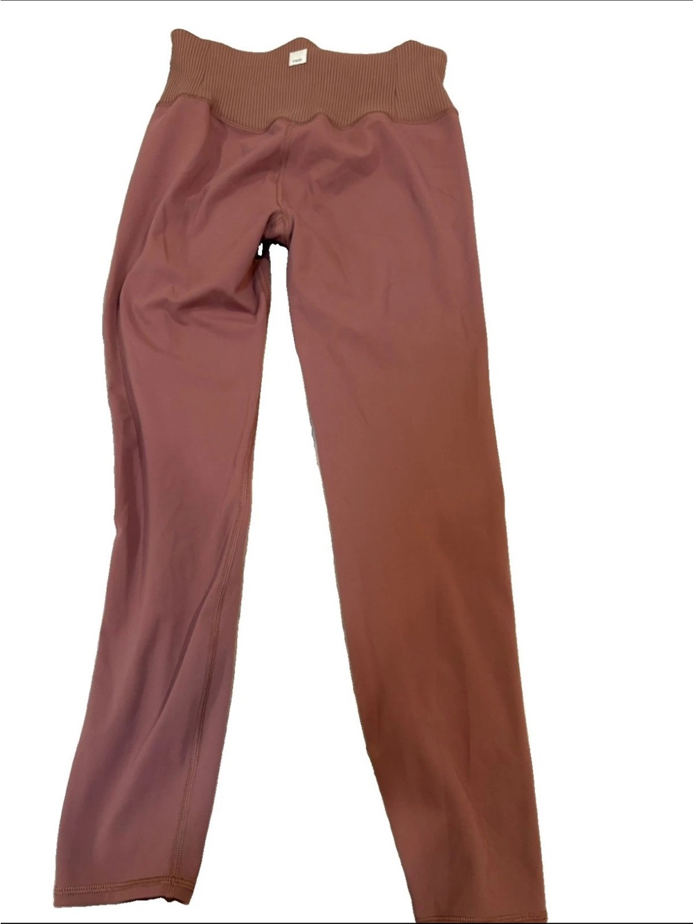 VUORI Rib Studio Legging Women's Performance Marsala Pink size Large